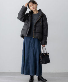 23区 L 【滝沢眞規子さん着用/VERY掲載】シレータフタ コンパクト ダウンコート