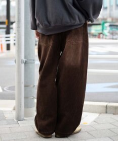 WEGO イージーバレルレッグコーデュロイパンツ