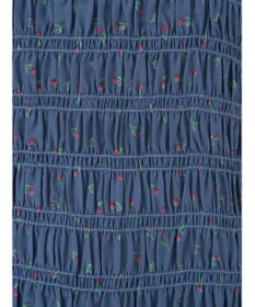 earth music&ecology 花柄パフスリシャーリングブラウス