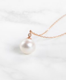 TOCCA 【WEB限定】NOBLE PEARL NECKLACE K10淡水パール ダイヤモンド ネックレス