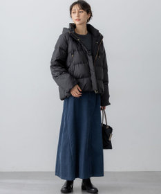 23区 L 【滝沢眞規子さん着用/VERY掲載】シレータフタ コンパクト ダウンコート
