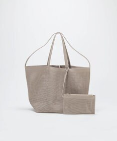 TOPKAPI 【Breath TOPKAPI】ニットジャガード 2way ビッグ トートバッグ ポーチ付き