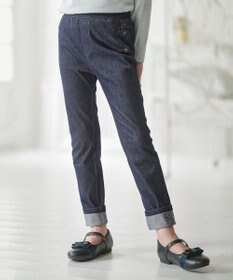 組曲 KIDS 【150-160㎝】シンフォニー デニムニットパンツ