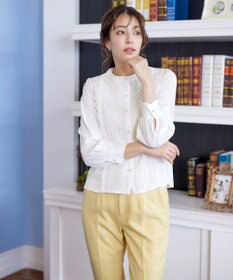 Tiaclasse 【新色追加・洗える】レースブラウス