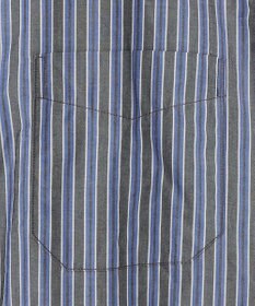 JOSEPH ABBOUD 【キングサイズ・シルク×綿ブレンド】シルクコットンストライプ シャツ