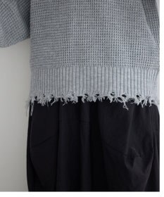 YECCA VECCA ダメージルーズニット