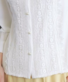 Tiaclasse 【新色追加・洗える】レースブラウス