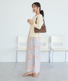 CRAFT STANDARD BOUTIQUE フラワープリントスリットロングスカート