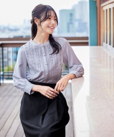 Tiaclasse 【新色追加・洗える】レースブラウス