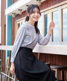 Tiaclasse 【新色追加・洗える】レースブラウス