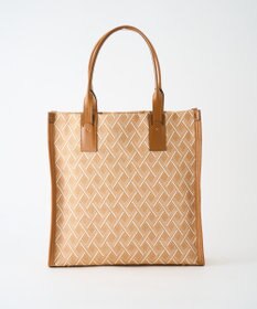 MIYABIYA  LAQUOH クロス柄ジャガードトートバッグ L