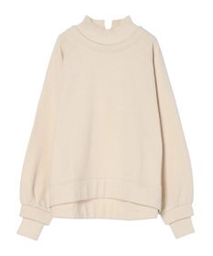 Green Parks 裏起毛ニットリブドッキングプルオーバー