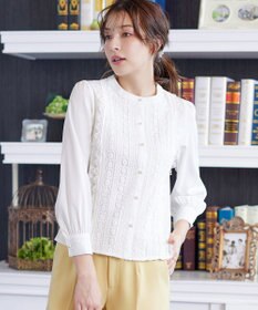 Tiaclasse 【新色追加・洗える】レースブラウス