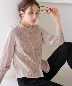 Tiaclasse 【新色追加・洗える】レースブラウス