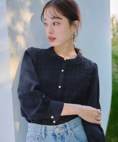 Tiaclasse 【新色追加・洗える】レースブラウス