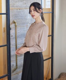 Tiaclasse 【新色追加・洗える】レースブラウス