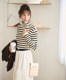 WEGO 【手洗い可】タートルネックニット