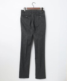 JOSEPH ABBOUD 【キングサイズ・ウエストも伸びる】オーガニックストレッチムリネピケ パンツ