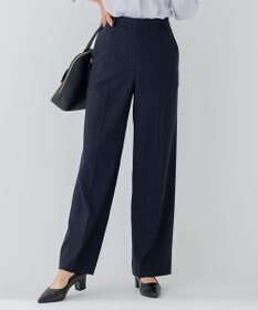 23区 【セットアップ対応/洗える】アイアスマットストレッチ セミワイド パンツ