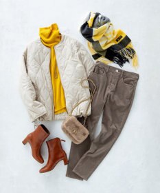 23区 【滝沢眞規子さん着用/洗える】ピュアカシミヤ タートルネック ニット