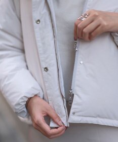 KWD 【日本製/高品質ダウン】STAND COLLAR DOWN BLOUSON ダウンブルゾン