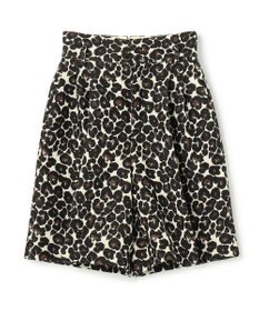 uncrave レオパードジャガード ショートトラウザー