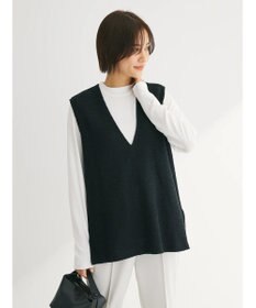 Green Parks ＳＥＴ２点　カットツイードベスト＋プルオーバー