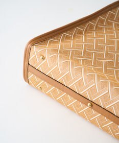 MIYABIYA  LAQUOH クロス柄ジャガードトートバッグ L