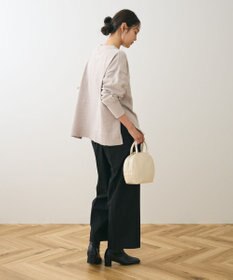 Green Parks ベロアモールリラックスサイズニットプルオーバー