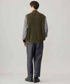 UNFILO MENS スウェットライク ジップベスト [24年秋冬商品]