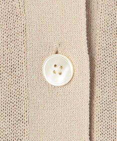 J.PRESS LADIES S 【洗える】リノナチュール Vネック カーディガン