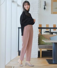 Tiaclasse L 【おのののかさん着用】とろみカラーテーパードパンツ