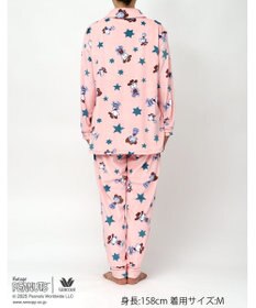 WACOAL ワコール_リラックス＆スリープ パジャマ フリース素材(本体) あったか 長袖 長ズボン PEANUTS スヌーピー レディース FDW463 /ワコール