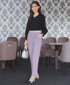 Tiaclasse L 【おのののかさん着用】とろみカラーテーパードパンツ