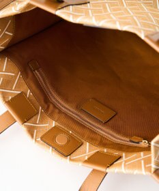 MIYABIYA  LAQUOH クロス柄ジャガードトートバッグ L