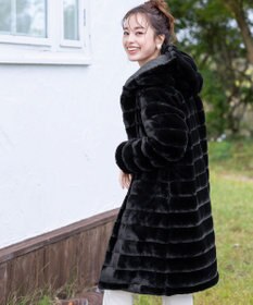 Tiaclasse 【2WAY】エコファーキルティングリバーシブルコート