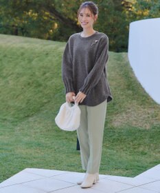 Tiaclasse L 【おのののかさん着用】とろみカラーテーパードパンツ