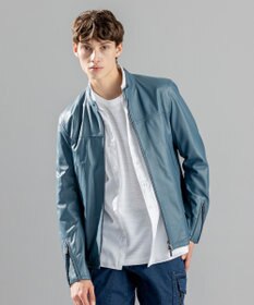 JOSEPH HOMME ライトラムナッパレザー　シングルライダース