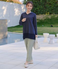 Tiaclasse L 【おのののかさん着用】とろみカラーテーパードパンツ