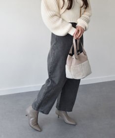 INTER-CHAUSSURES 【RIPANI】ムートンコンビハンドバッグ