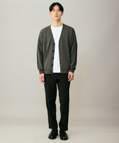 UNFILO MENS 【男女兼用】ソフトサーモ アンチピリングニット カーディガン