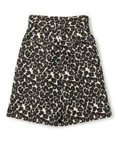 uncrave レオパードジャガード ショートトラウザー