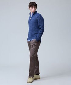 J.PRESS MEN ウール×カシミヤの上質素材【Cash Lamb's Wool】ハーフジップ ニット_25年モデル