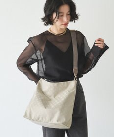 russet ナイロンジャガード2WAYショルダーバッグ(CE-1622)