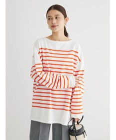 Green Parks パネルボーダーチュニック