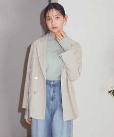 earth music&ecology シアーラメハイネックプルオーバー