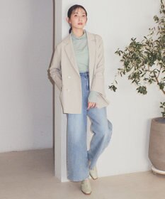 earth music&ecology シアーラメハイネックプルオーバー