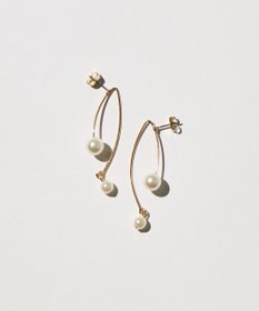 AMERICAN HOLIC パールウェーブラインピアス