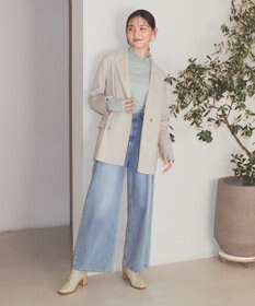 earth music&ecology シアーラメハイネックプルオーバー