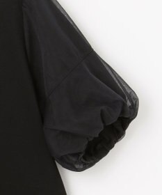 組曲 L 【WEB限定】チュールポンチドッキング Tシャツ